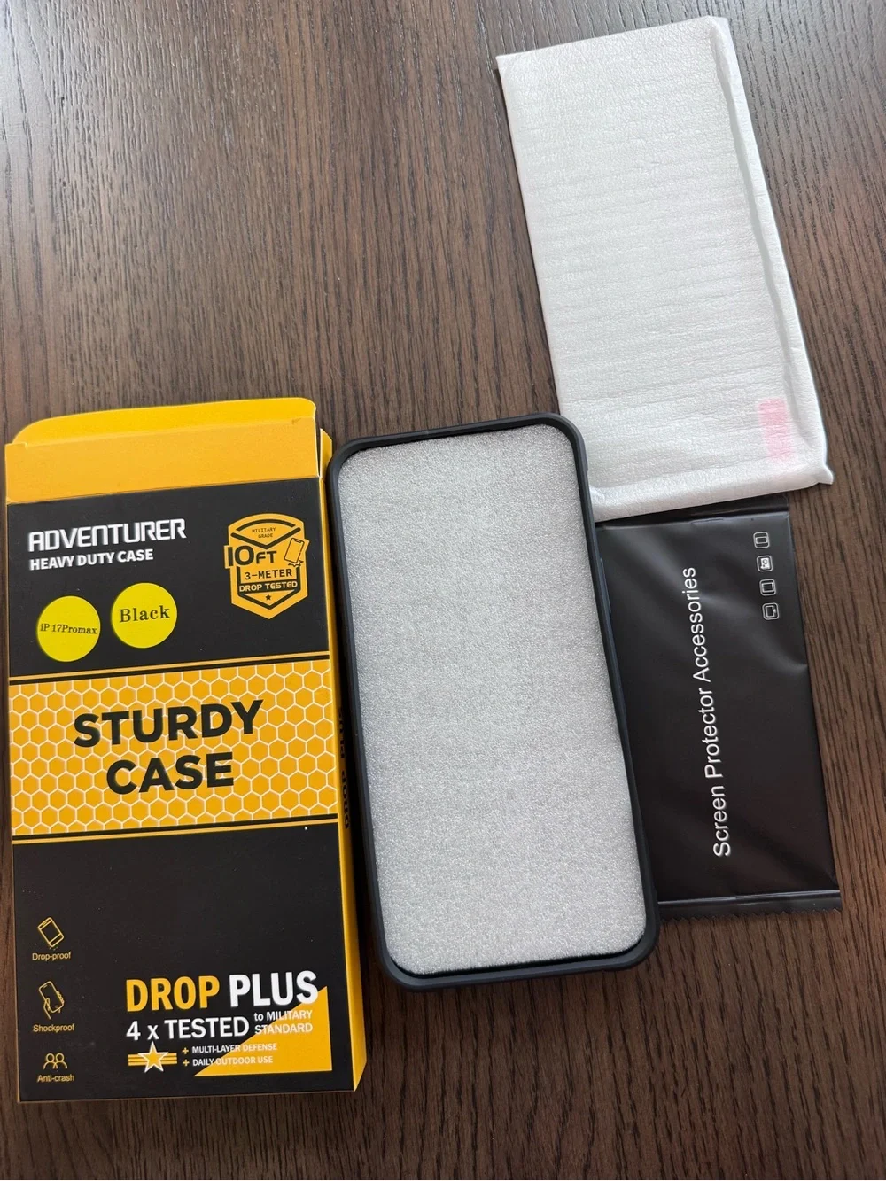 BRAND NEW Adventurer Sturdy Case - Black - iPhone 17 Pro Max
